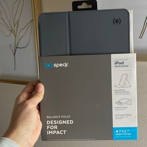 New Speck Products BalanceFolio iPad 10.2 Inch Case and Stand (2019) Stormy Grey